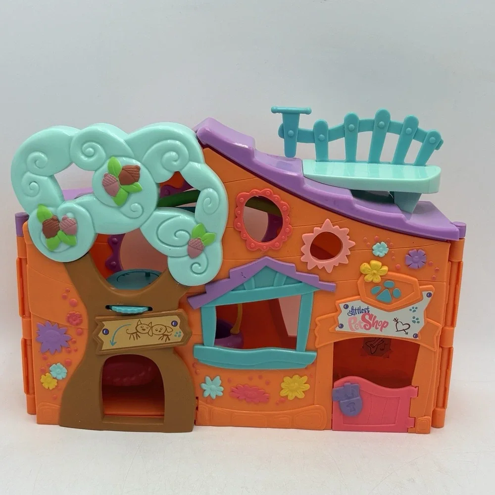 Littlest Pet Shop Playset House Only 2007 Hasbro Pets Treehouse Club House LPS